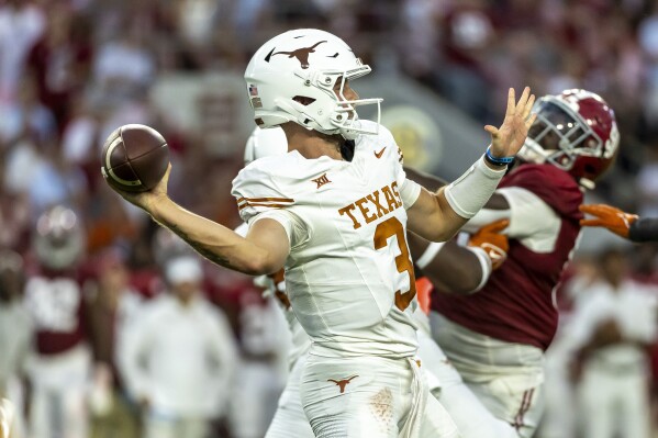 No. 11 Texas upends No. 3 Alabama 34 24 for biggest win under